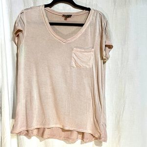 {Nordstrom-CG Sport Petite} Blush Pocketed Tee